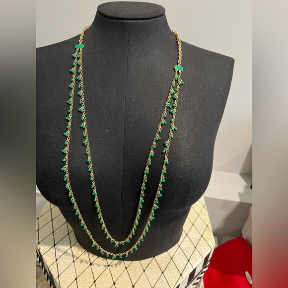 Talbots 14 k plated multi layers Necklace - Picture 1 of 6